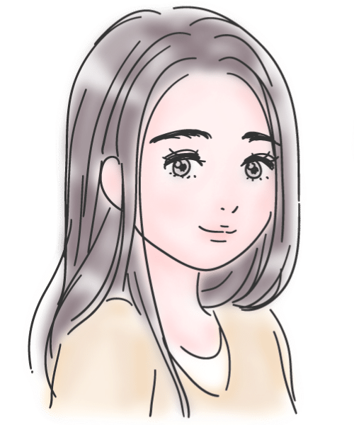 40代女性イラスト